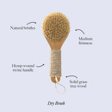 Natural Bristle Dry Brush