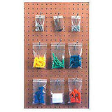 Global Industrial Single Track Seal Top Bags With Hang Hole 3W X 4L 4 Mil Clear 1000Pk