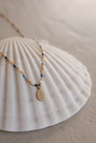 Celestial Blue Miraculous Medal Necklace