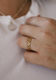 Maria Auspice Ring in 14K Gold