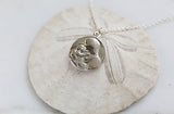 Jesus and Mary Necklace in Sterling Silver