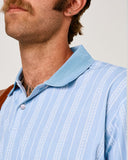Homestead Men's Western Golf Polo – Sky