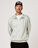 Pullover Piped QTR ZIP - Succulent Green