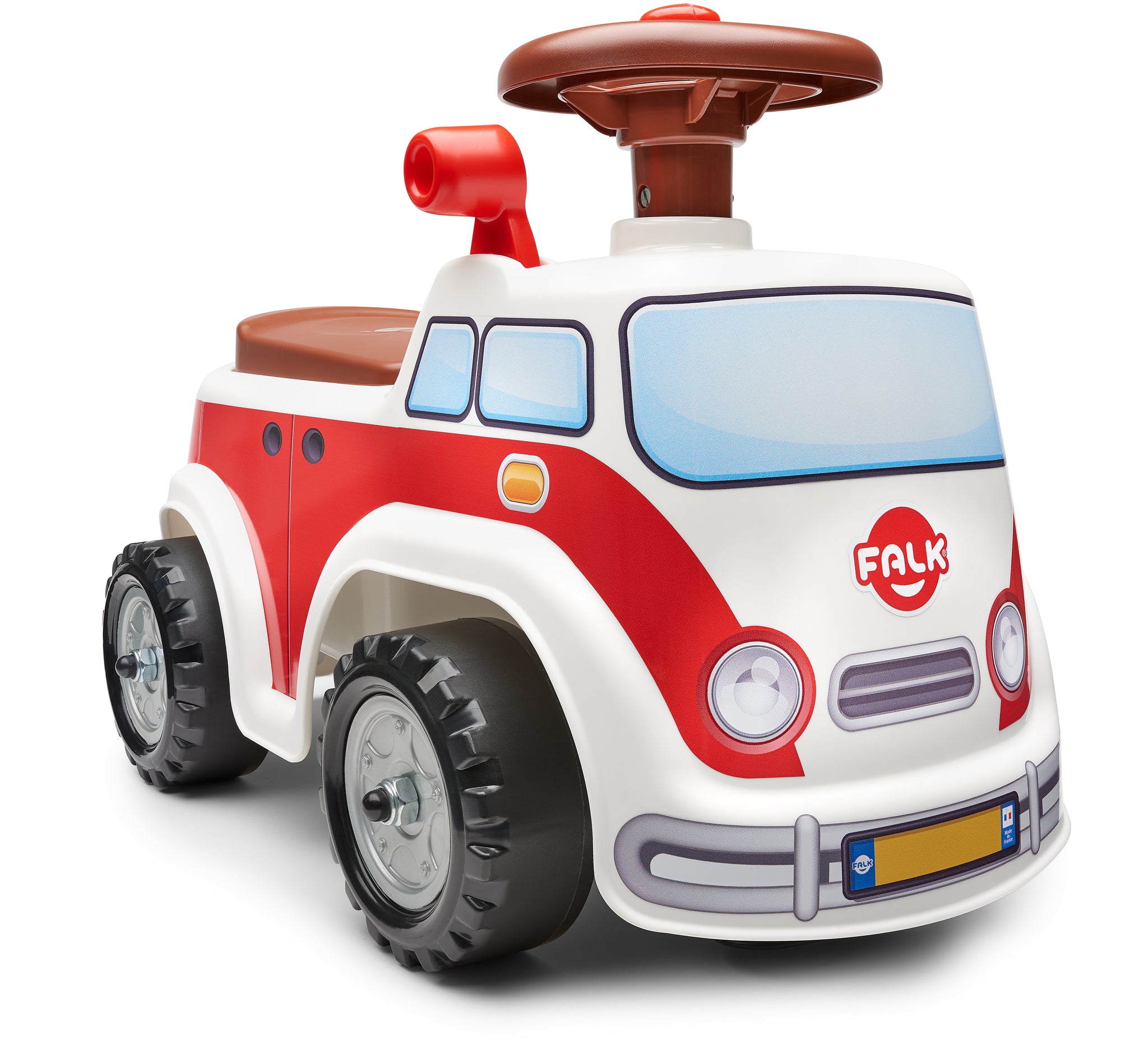 Falk Vintage Minivan Vehicle With Opening Seat And Steering Wheel With A Horn, Ride-On And Push-Along +1.5 Years
