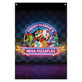 Five Nights At Freddys Mega Pizzaplex Fabric Wall Banner | 33.5 x 49.5 Inches