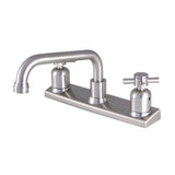 Kingston Brass Fb2138Dx Concord 8-Inch Centerset Kitchen Faucet, Brushed Nickel
