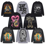 FB County Graphic Long Sleeve Tee – Authentic West Coast Streetwear, Premium Gildan 5400 Heavy Cotton Long Sleeve