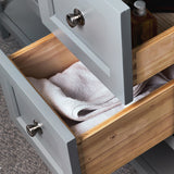 Fresca Manchester 40 Gray Traditional Bathroom Cabinet W/ Top & Sink