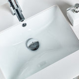 Fresca Manchester 48 White Traditional Double Sink Bathroom Cabinet W/ Top & Sinks