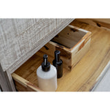 Fresca Formosa 58 Floor Standing Double Sink Modern Bathroom Cabinet In Ash