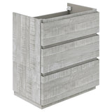 Fresca Formosa 58 Floor Standing Double Sink Modern Bathroom Cabinet In Ash