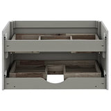 Fresca Formosa 82 Wall Hung Double Sink Modern Bathroom Cabinet In Ash