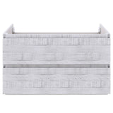 Fresca Formosa 82 Wall Hung Double Sink Modern Bathroom Cabinet In Rustic White