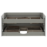 Fresca Formosa 70 Wall Hung Double Sink Modern Bathroom Cabinet In Ash