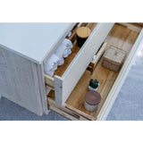 Fresca Formosa 72 Wall Hung Double Sink Modern Bathroom Cabinet W/ Top & Sinks In Rustic White