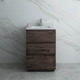 Fresca Formosa 24 Floor Standing Modern Bathroom Cabinet W/ Top & Sink