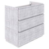 Fresca Formosa 35 Floor Standing Modern Bathroom Cabinet In Rustic White