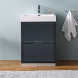 Fresca Valencia 24 Dark Slate Gray Free Standing Modern Bathroom Vanity