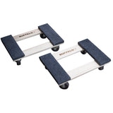 1000 Lbs Compact 18 Inch Furniture Dolly - 2 Pack