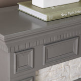Dakesbury Faux Stone Electric Fireplace