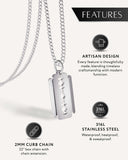 Razor Blade Pendant Necklace