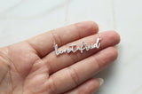 Be Not Afraid Necklace (Sterling Silver)