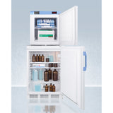 Stacked Combination Of Ff7Lwbimed2 Auto Defrost All-Refrigerator And Fs24Lmed2 Compact Manual Defrost All-Freezer, Both With Loc
