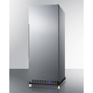 10.1 Cu.Ft. Reach-In Commercial All-Refrigerator With Stainless Steel Interior, Wheels, And Tray Holders