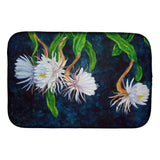 Night Blooming Cereus By Ferris Hotard Dish Drying Mat
