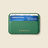 Mag Safe Leather Wallet with RFID - Green