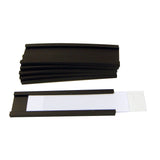 Magnetic Data Cards With Inserts, Black, Accessories, .75 X 2.75, 10 Pack