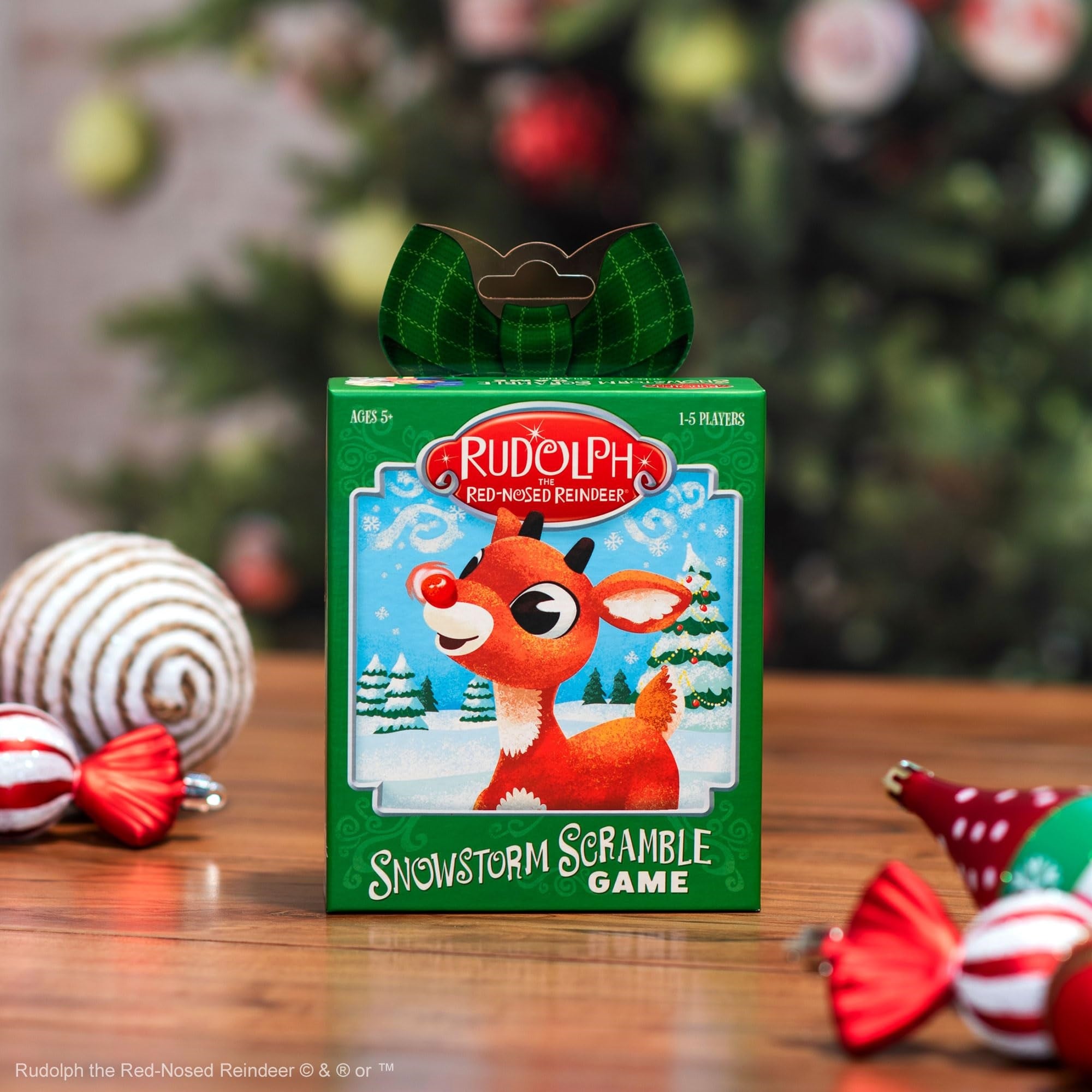 Funko Rudolph The Red-Nosed Reindeer Snowstorm Scramble Game For 1-5 Players Ages 5 And Up