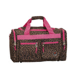 19 Inch TOTE BAG PINK LEOPARD