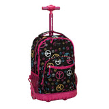 19 Inch ROLLING BACKPACK PEACE