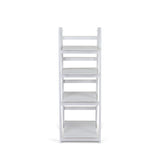 Foxley 4 Tier Folding Wood Shelf - White