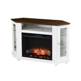 Dilvon Touch Screen Electric Media Fireplace With Storage