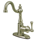 Fauceture Fs7648Bl Single-Handle 4 In. Centerset Bathroom Faucet, Brushed Nickel