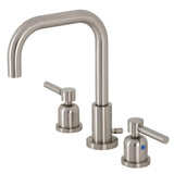 Kingston Brass FSC8938DL Concord Widespread Bathroom Faucet with Brass PopUp, Brushed Nickel