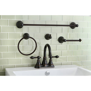 Fauceture Fsk1616Acl 4 In. Centerset Bathroom Faucet With 4-Piece Bathroom Accessories, Naples Bronze
