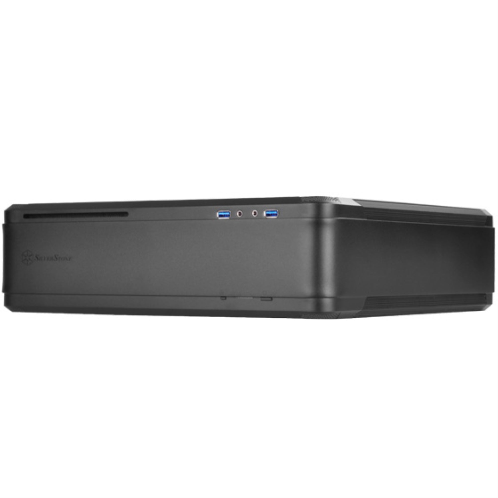 Silver, Abs Bazel, Steel Body Black Internal, Mini-Itx, 1*Slim Odd ,1X3.5'', 3*2.5'', 2*120 Fan And 1X120 Fan Slot, 1*Audio, 1*