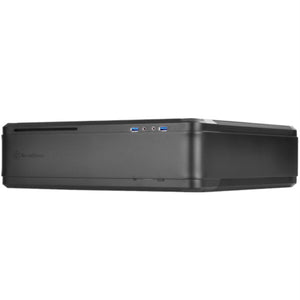Silver, Abs Bazel, Steel Body Black Internal, Mini-Itx, 1*Slim Odd ,1X3.5'', 3*2.5'', 2*120 Fan And 1X120 Fan Slot, 1*Audio, 1*