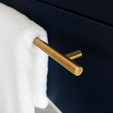 Fresca Lucera 24 Royal Blue Wall Hung Undermount Sink Modern Bathroom Vanity W/ Medicine Cabinet