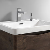 Fresca Tuscany 24 Rosewood Wall Hung Modern Bathroom Vanity W/ Medicine Cabinet