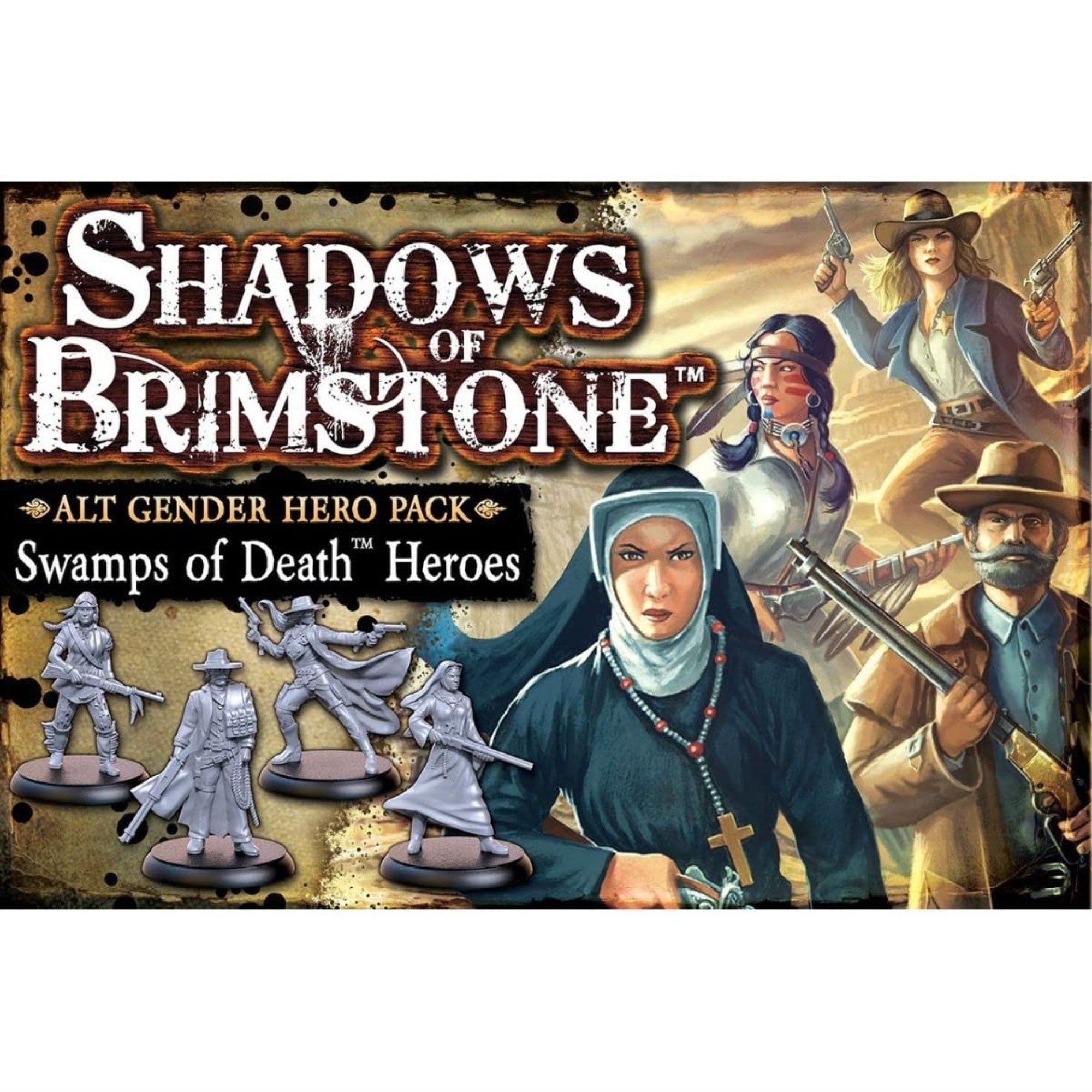 Shadows Of Brimstone: Swamps Of Death - Alt Gender Hero Pack
