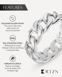 Cuban Link Ring (Silver)