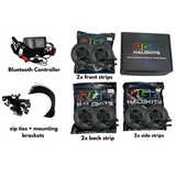 Flow Series LED Underglow Lighting Kit 3.0 | Custom 6pc | Flexible