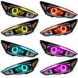 Ford Focus RS/ST Flow Series/Color Chasing DRL + Halo (2015-2017)
