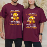 5 Personalities Morning Mood Graphic T-Shirt