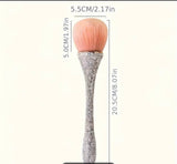 Dust Brush - Gold Rhinestones