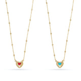 Double Heart Necklace